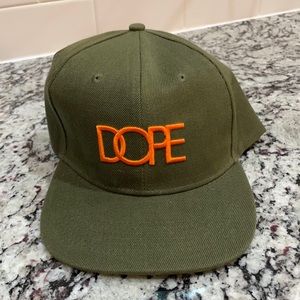 DOPE army green  SnapBack hat